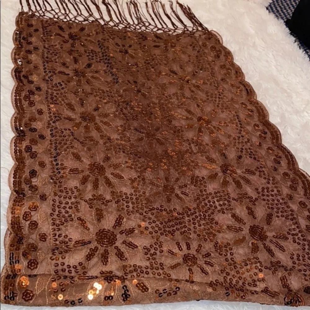 Sequin scarf